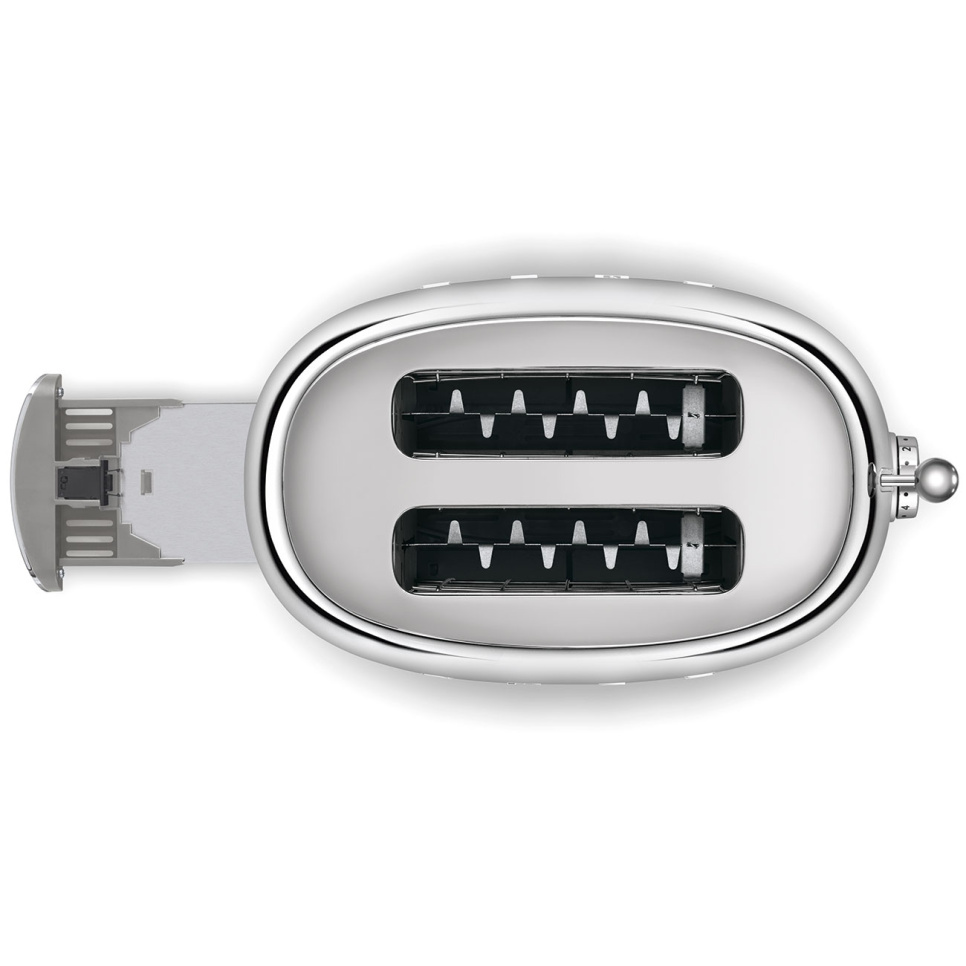 Brødrister, 2 skiver, krom - Smeg Brødrister, 2 skiver, krom - Smeg