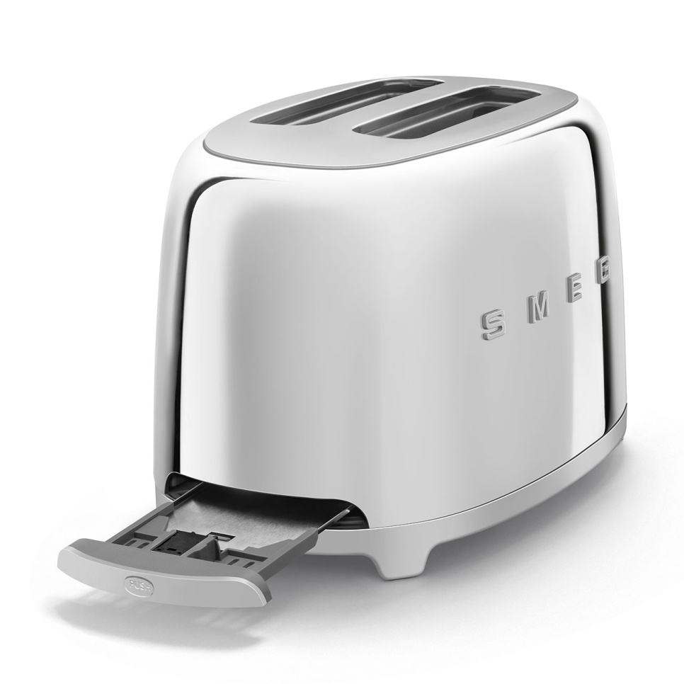 Brødrister, 2 skiver, krom - Smeg Brødrister, 2 skiver, krom - Smeg
