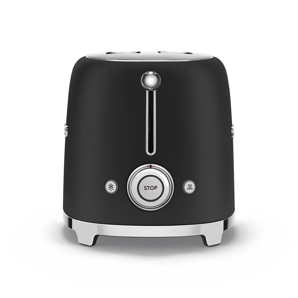 Brødrister, 2 skiver, mat sort - Smeg Brødrister, 2 skiver, mat sort - Smeg