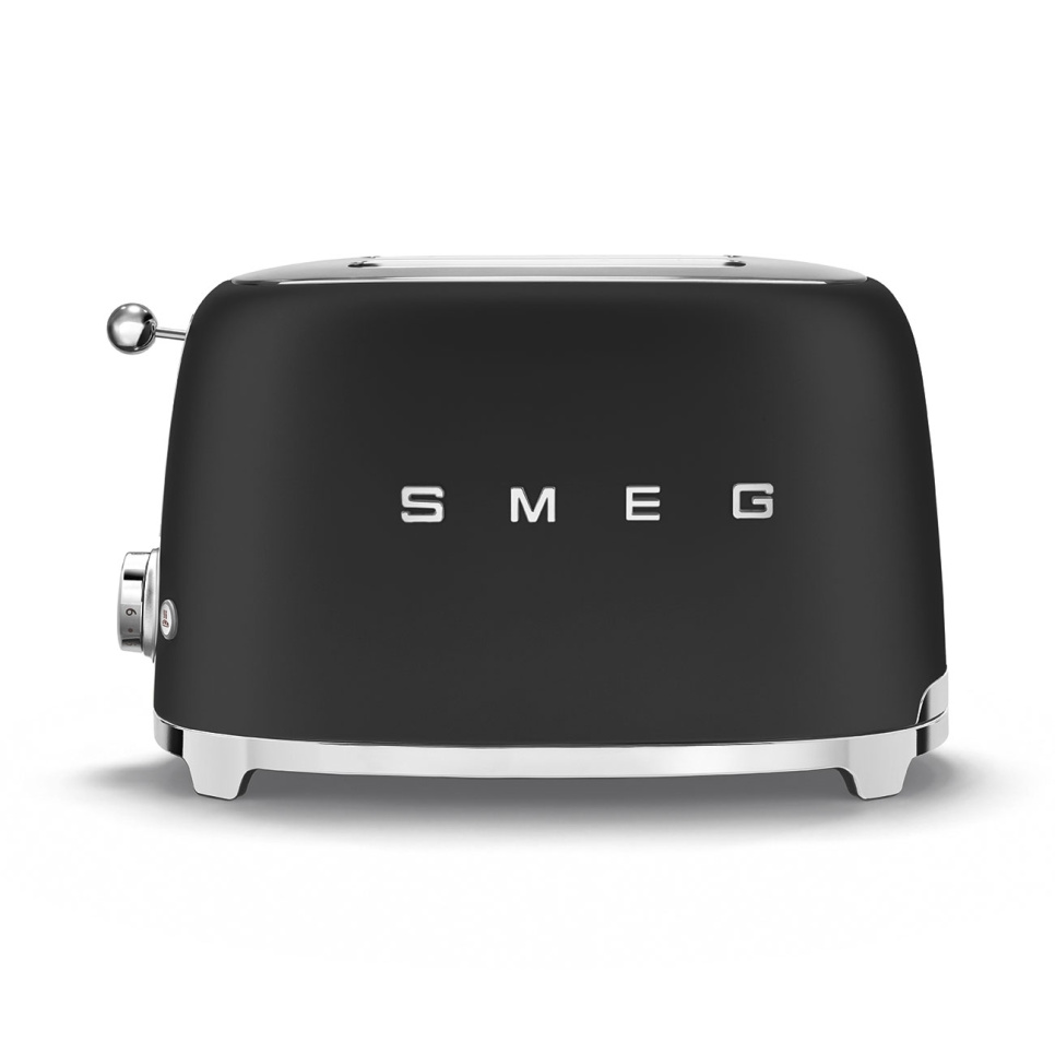 Brødrister, 2 skiver, mat sort - Smeg Brødrister, 2 skiver, mat sort - Smeg