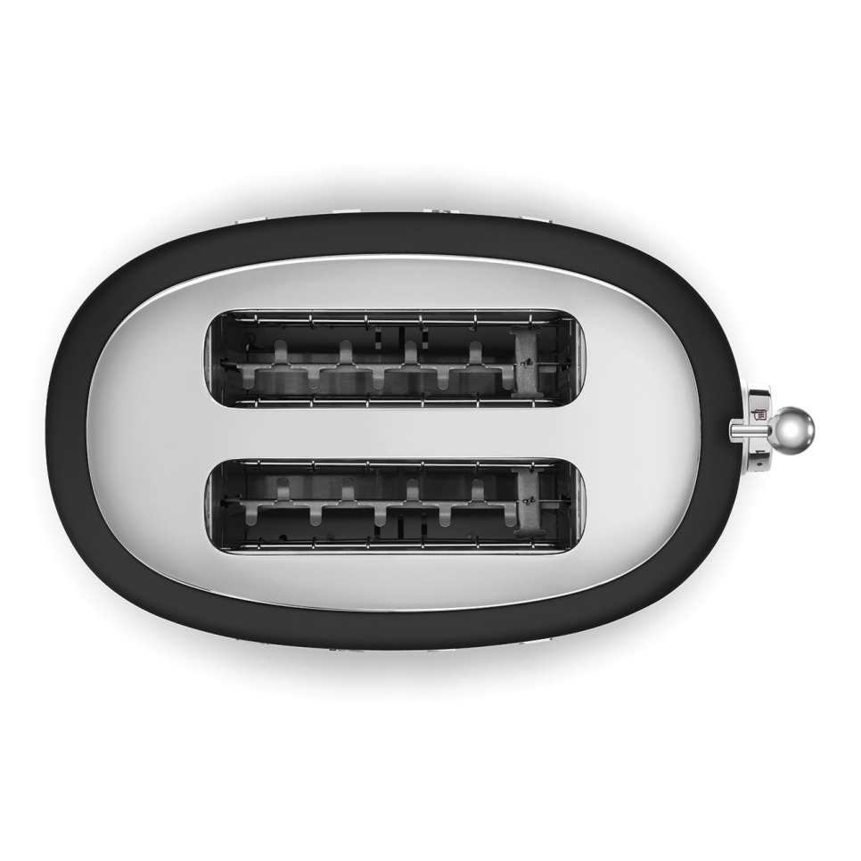 Brødrister, 2 skiver, mat sort - Smeg Brødrister, 2 skiver, mat sort - Smeg