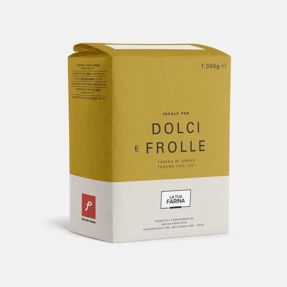 Mel, Dolci e Frolle, 1 kg (Kager og bagværk) - Molino Pasini i gruppen Madlavning / Kolonial hos The Kitchen Lab (2022-25694)