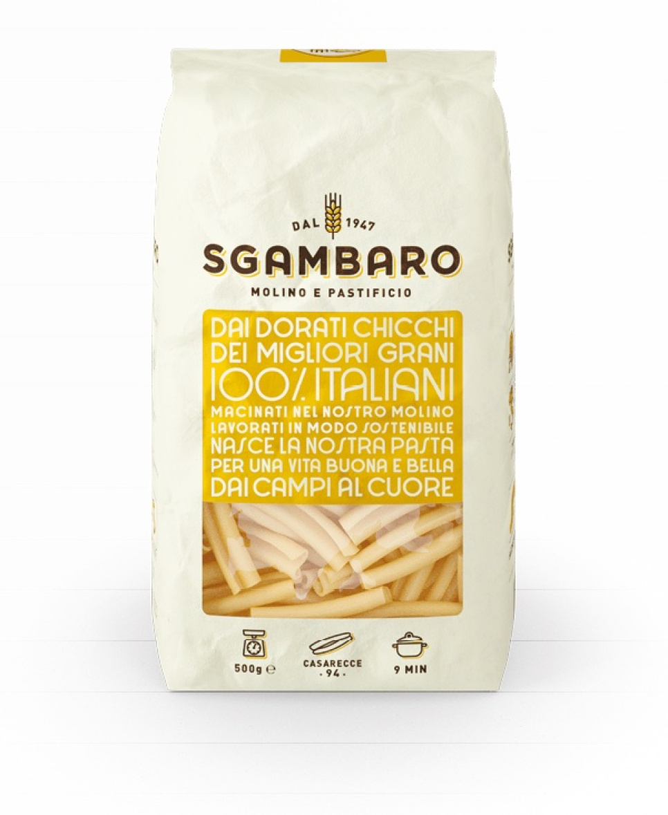 Casarecce Linea Gialla Marco Aurelio, 500g - Sgambaro i gruppen Madlavning / Kolonial hos The Kitchen Lab (2022-28321)