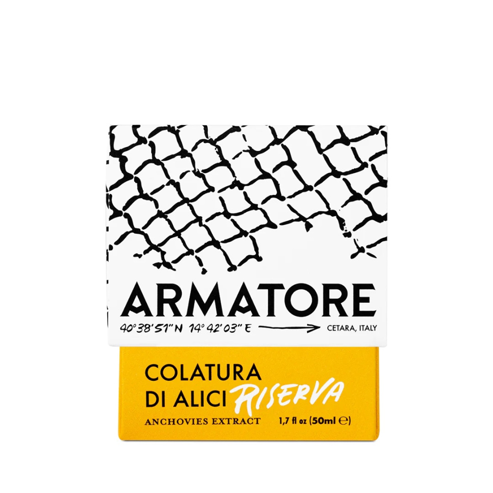 Colatura di alici, Ansjosekstrakt, 50ml - Armatore Colatura di alici, Ansjosekstrakt, 50ml - Armatore