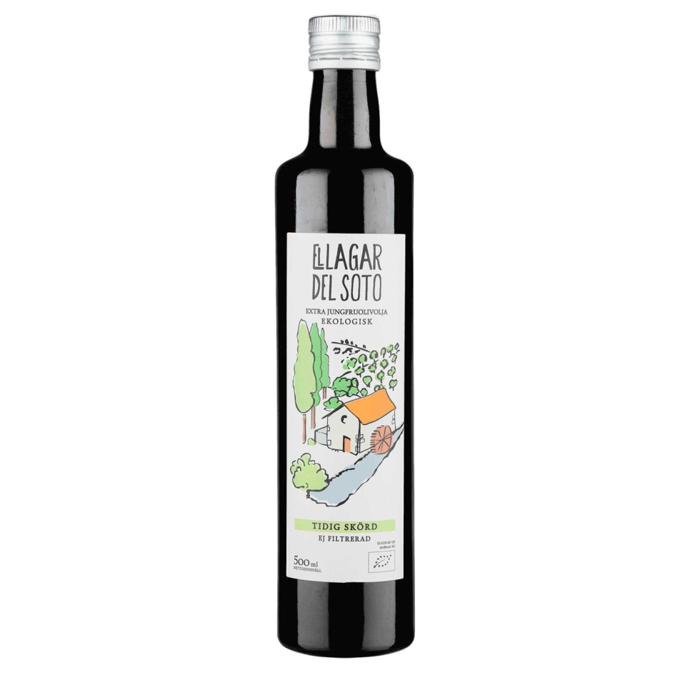 Økologisk olivenolie, tidlig høst, 500 ml - Jacoliva Lagar del Soto i gruppen Madlavning / Kolonial hos The Kitchen Lab (2042-25775)