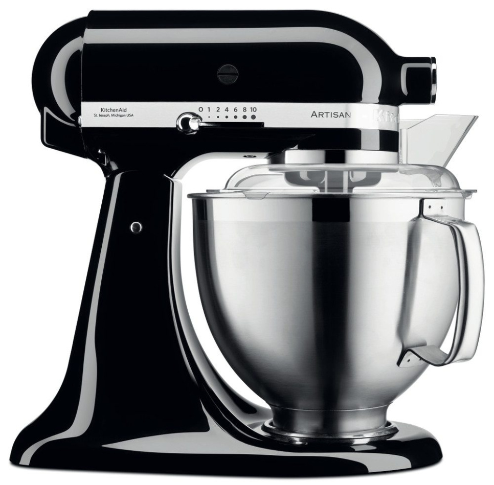 Køkkenassistent, Artisan 5KSM185PS, Onyx Black - KitchenAid i gruppen Køkkenmaskiner / Blender & Hakker / Assistenter hos The Kitchen Lab (2069-26681)