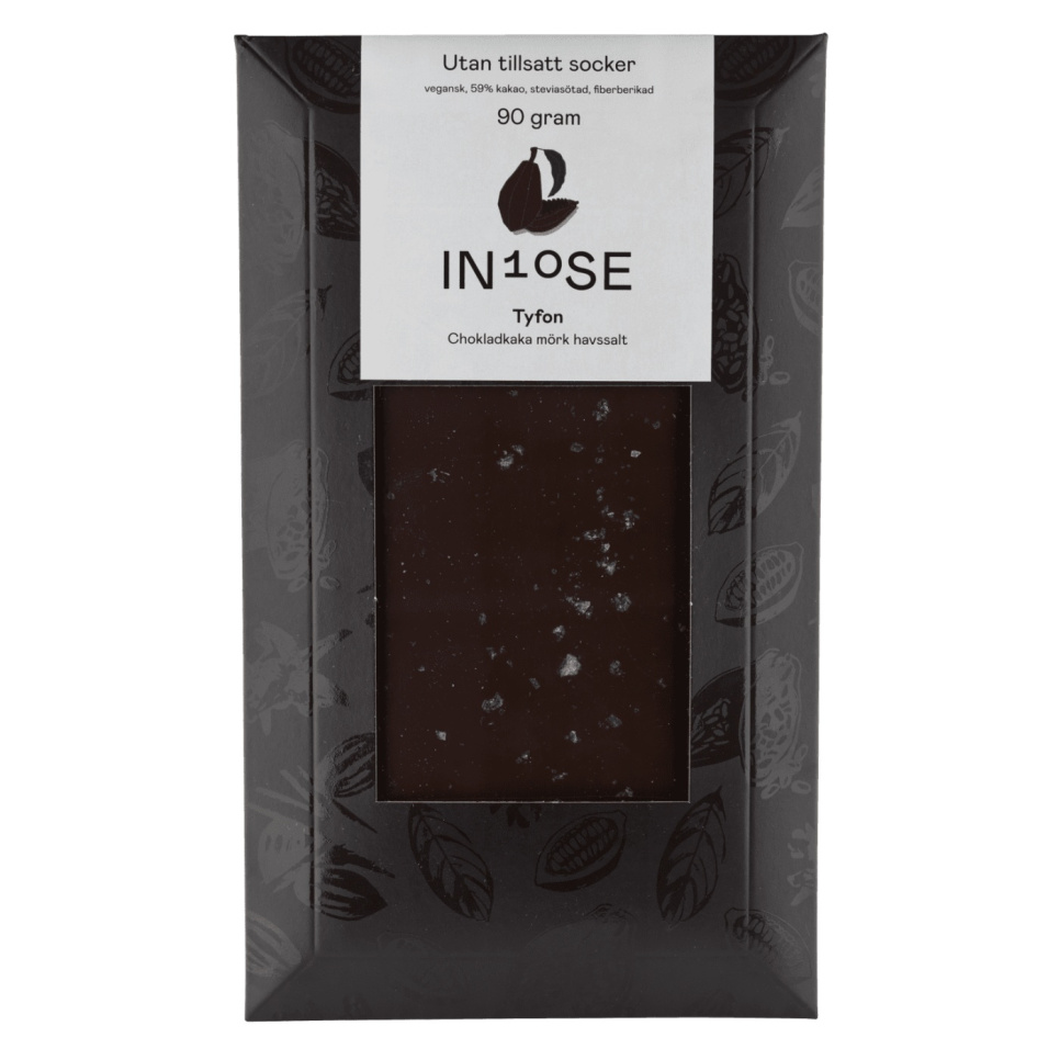 Mørk chokolade med havsalt, 90g - IN10SE i gruppen Madlavning / Kolonial hos The Kitchen Lab (2070-26806)
