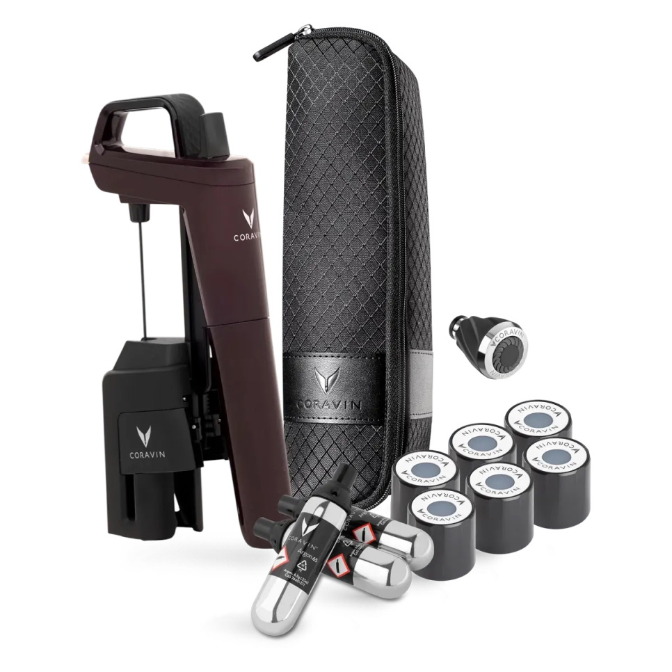 Model timeless six+, Hermitage Red, Limited Edition - Coravin i gruppen Bar & Vin / Vin tilbehør / Coravin hos The Kitchen Lab (2076-33294)