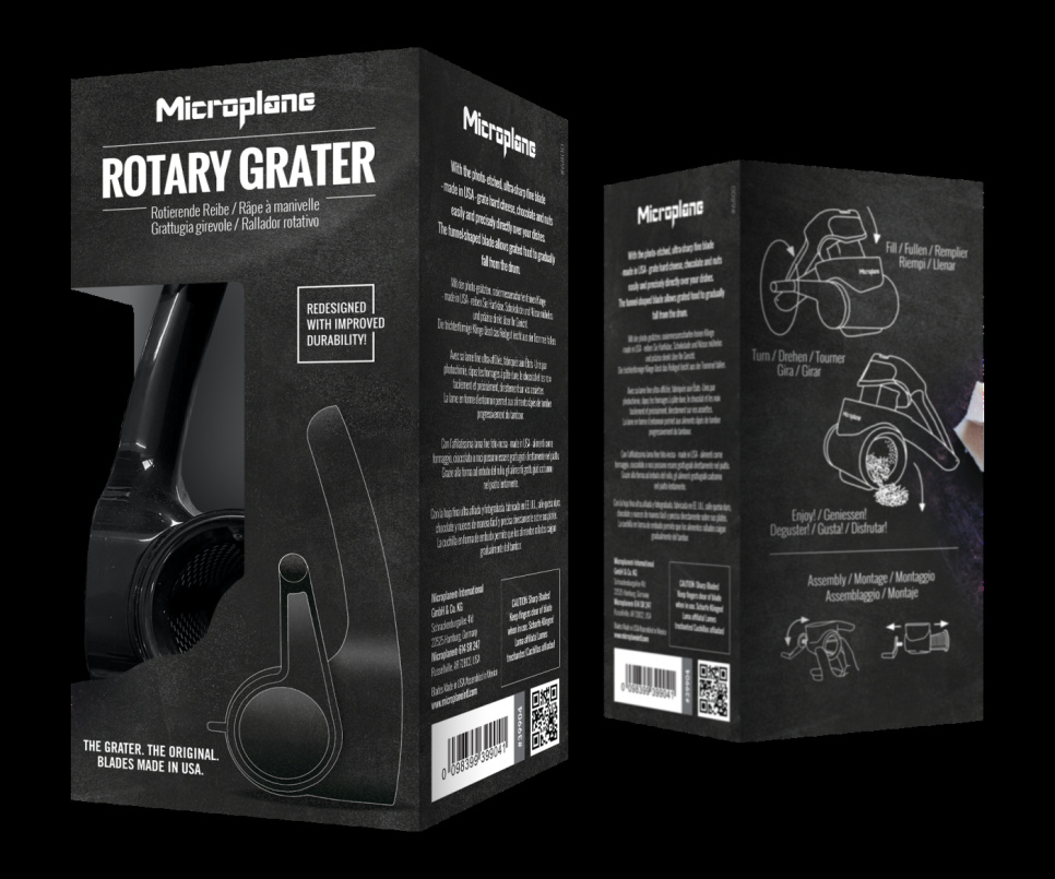 Roterende oste rivejern, parmesan rivejern - Microplane Roterende oste rivejern, parmesan rivejern - Microplane