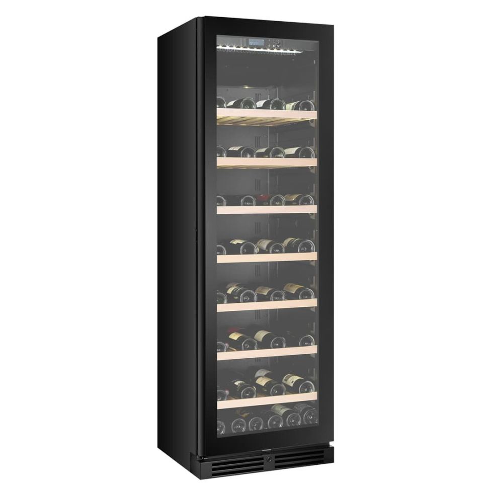 Vinkøleskab Designline 180, Enkeltzone, Sort - Vigneron