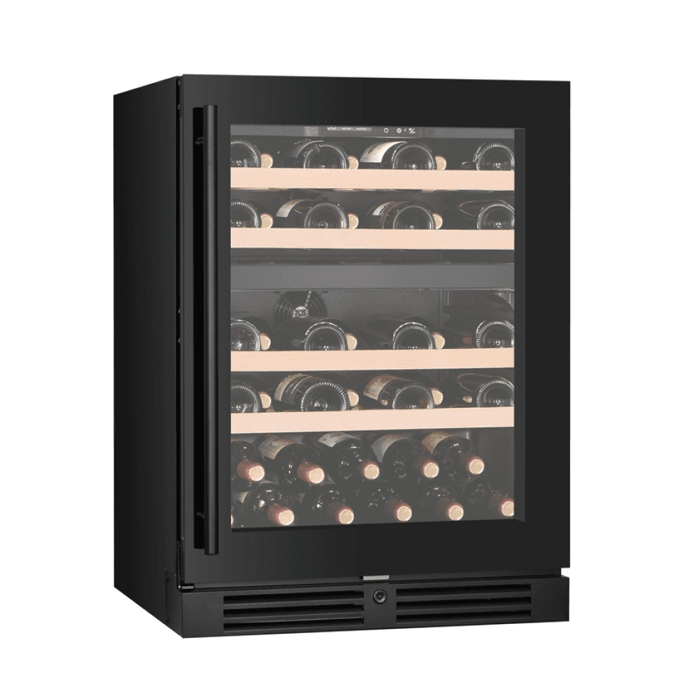 Vinkøleskab Kitchen Collection 60, Dobbeltzone, Sort - Vigneron