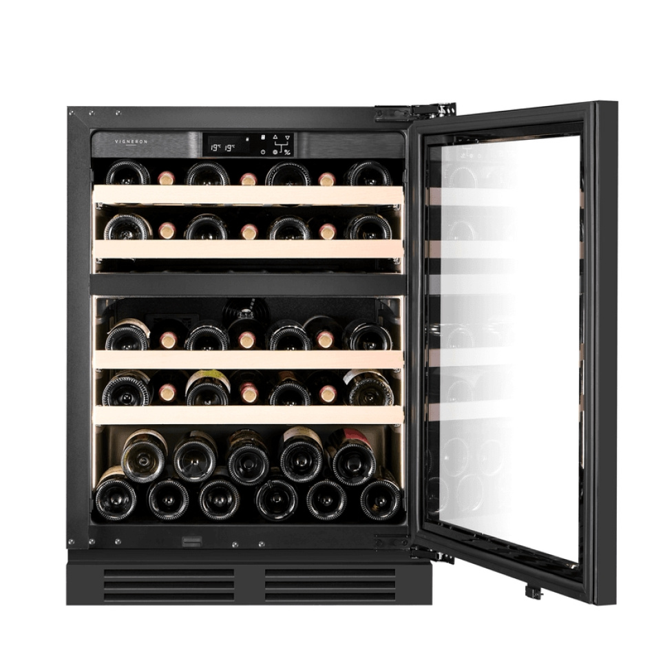 Vinkøleskab Kitchen Collection 60, Dobbeltzone Integrated - Vigneron