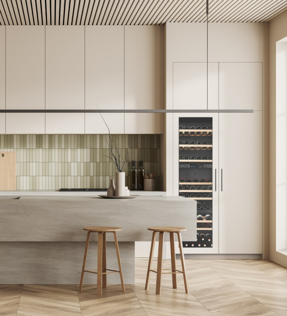 Vinkøleskab Kitchen Integrated 180, Tripelzone - Vigneron