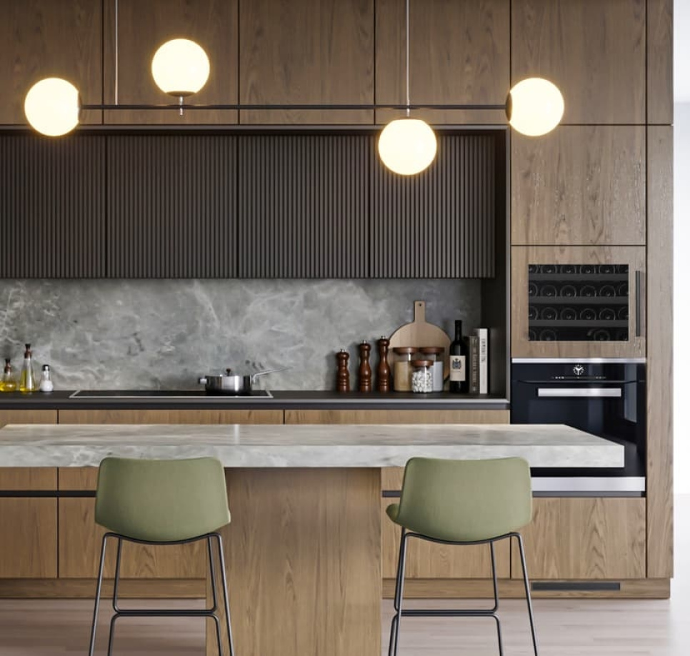 Vinkøleskab Kitchen Integrated 45, Enkeltzone - Vigneron