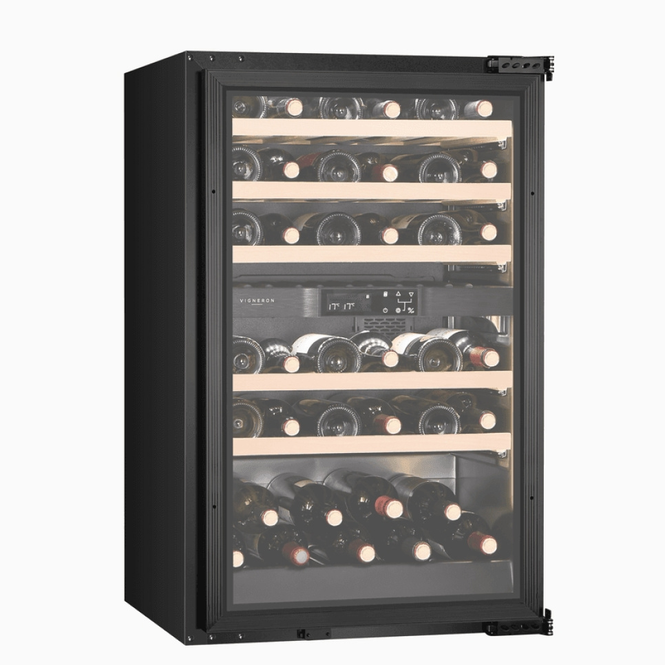 Vinkøleskab Kitchen Integrated 90, Dobbeltzone - Vigneron