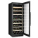Vinkøleskab Storage 170, Dobbeltzone, Sort - Vigneron