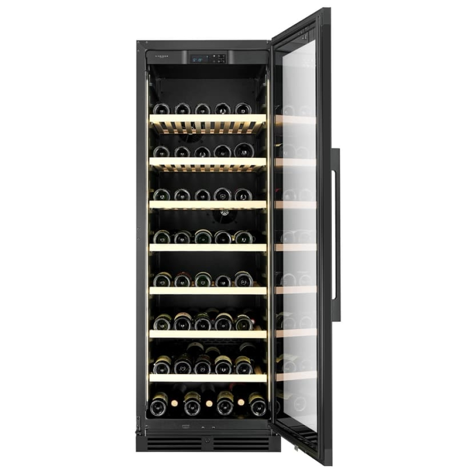 Vinkøleskab Storage 170, Enkeltzone, Sort - Vigneron