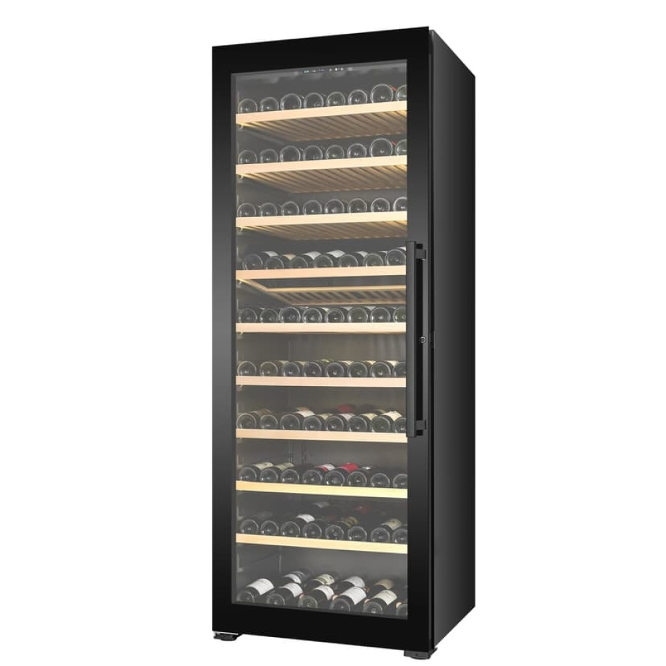 Vinkøleskab Storage 200, Enkeltzone, Sort, Venstre - Vigneron
