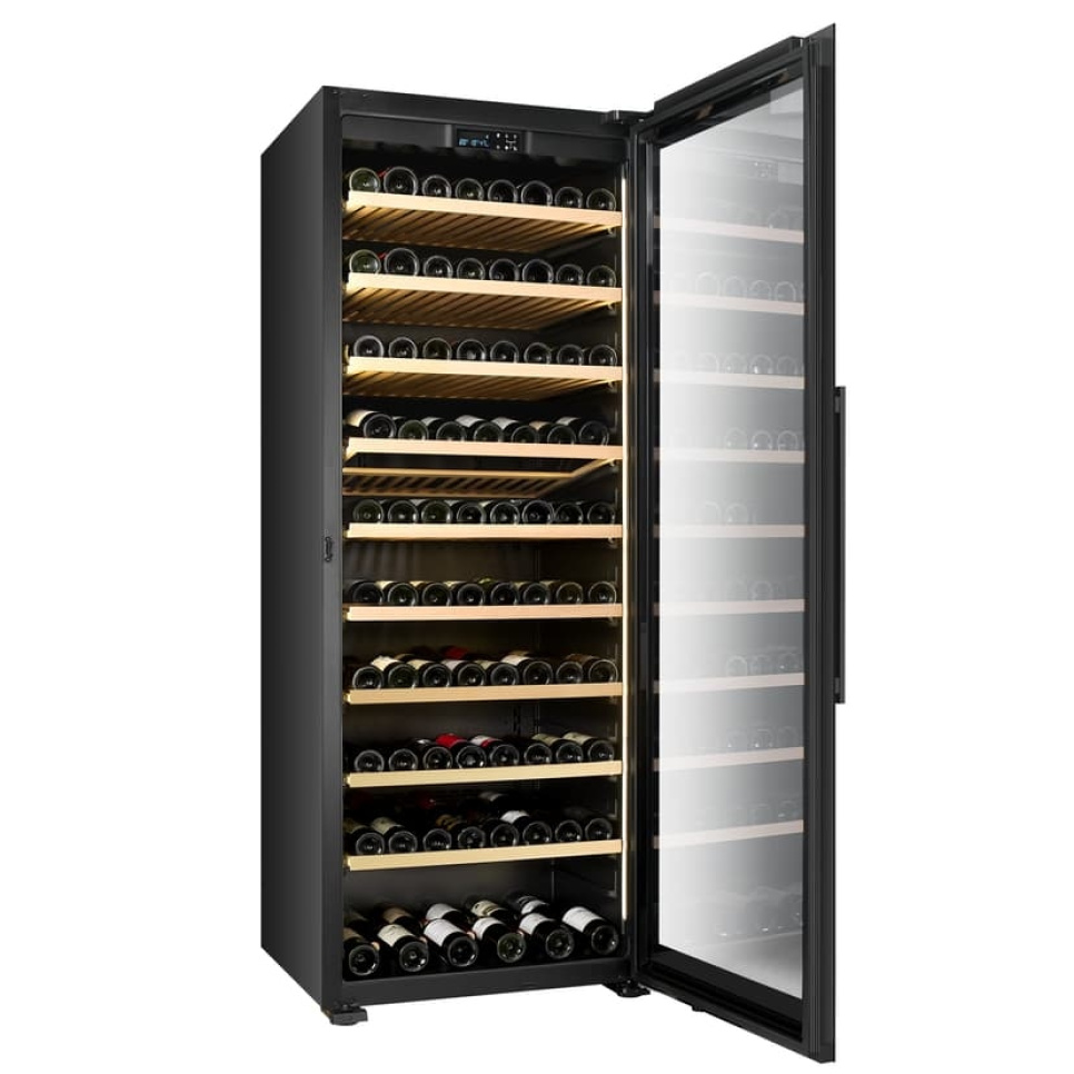Vinkøleskab Storage 200, Enkeltzone, Sort, Højre - Vigneron