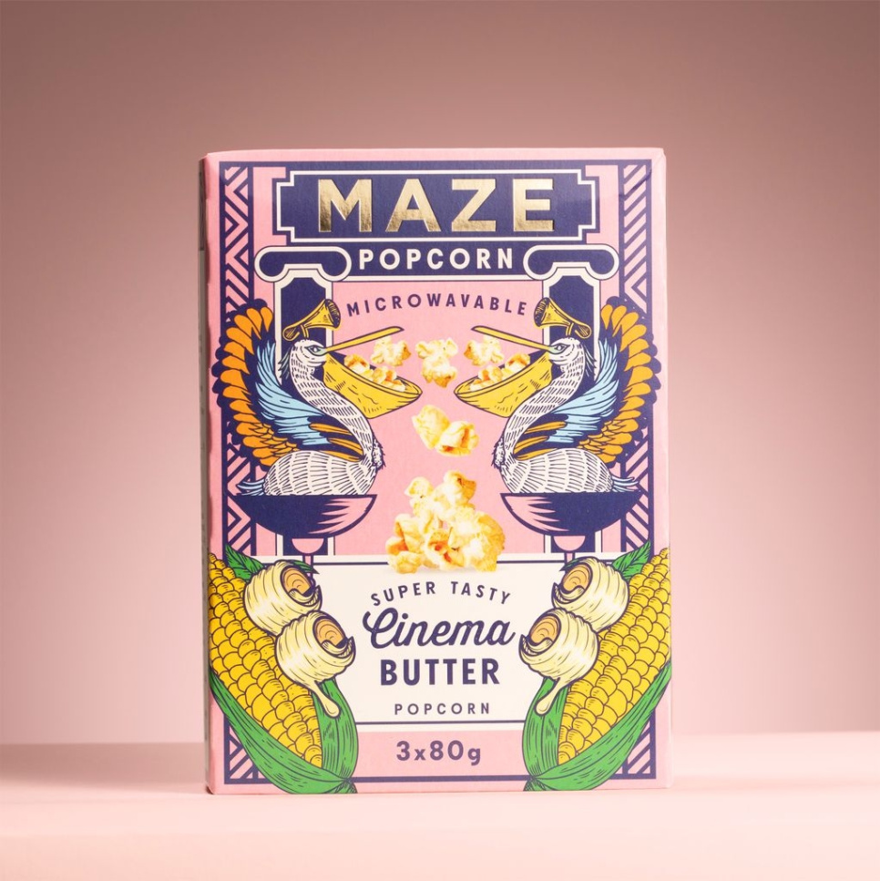 Popcorn 3x80 g - Maze i gruppen Madlavning / Kolonial hos The Kitchen Lab (2155-33444)