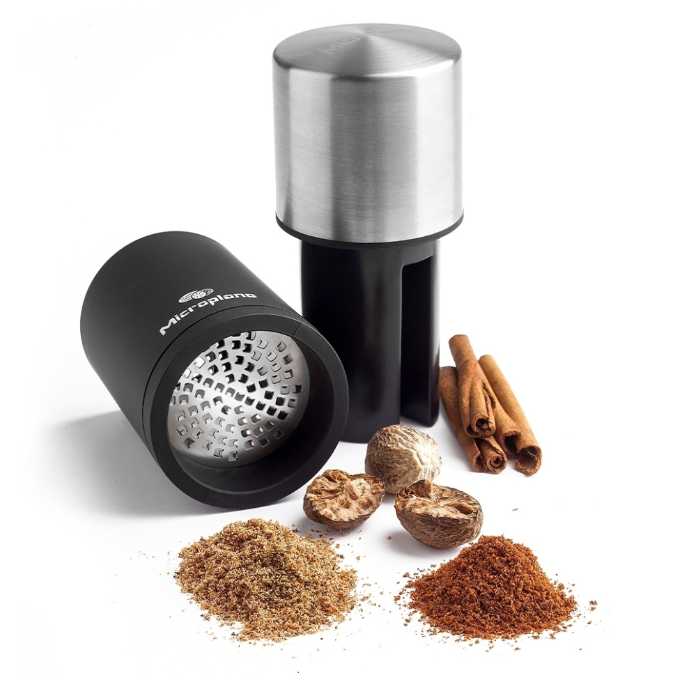 Krydderikværn med opbevaring, 2i1 - Microplane Krydderikværn med opbevaring, 2i1 - Microplane