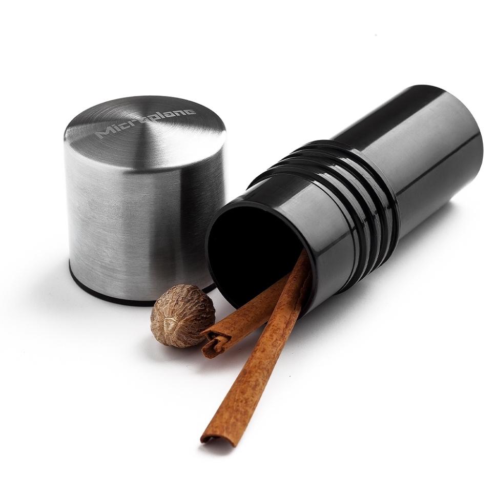 Krydderikværn med opbevaring, 2i1 - Microplane Krydderikværn med opbevaring, 2i1 - Microplane