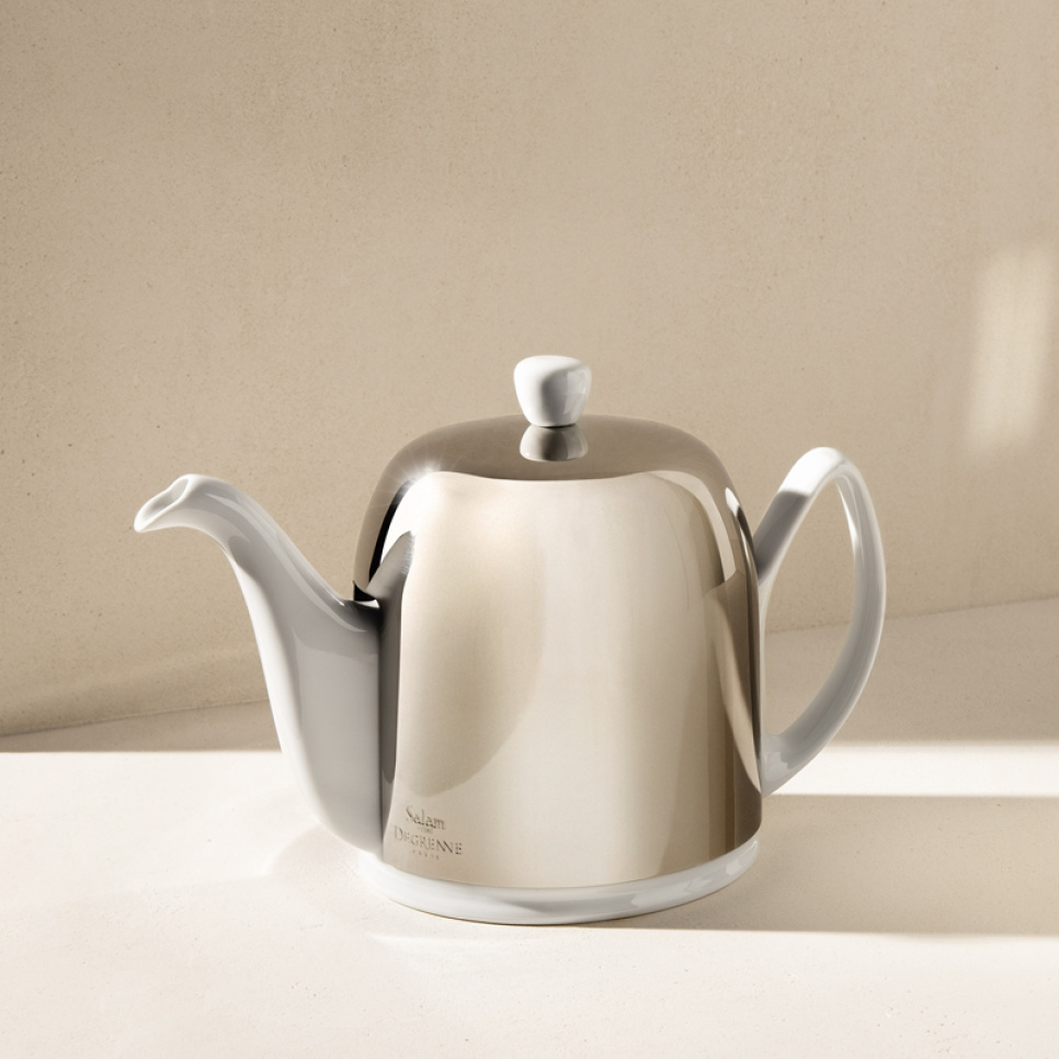 Teapot, Salam Blanc, 0,7 liter - Guy Degrenne