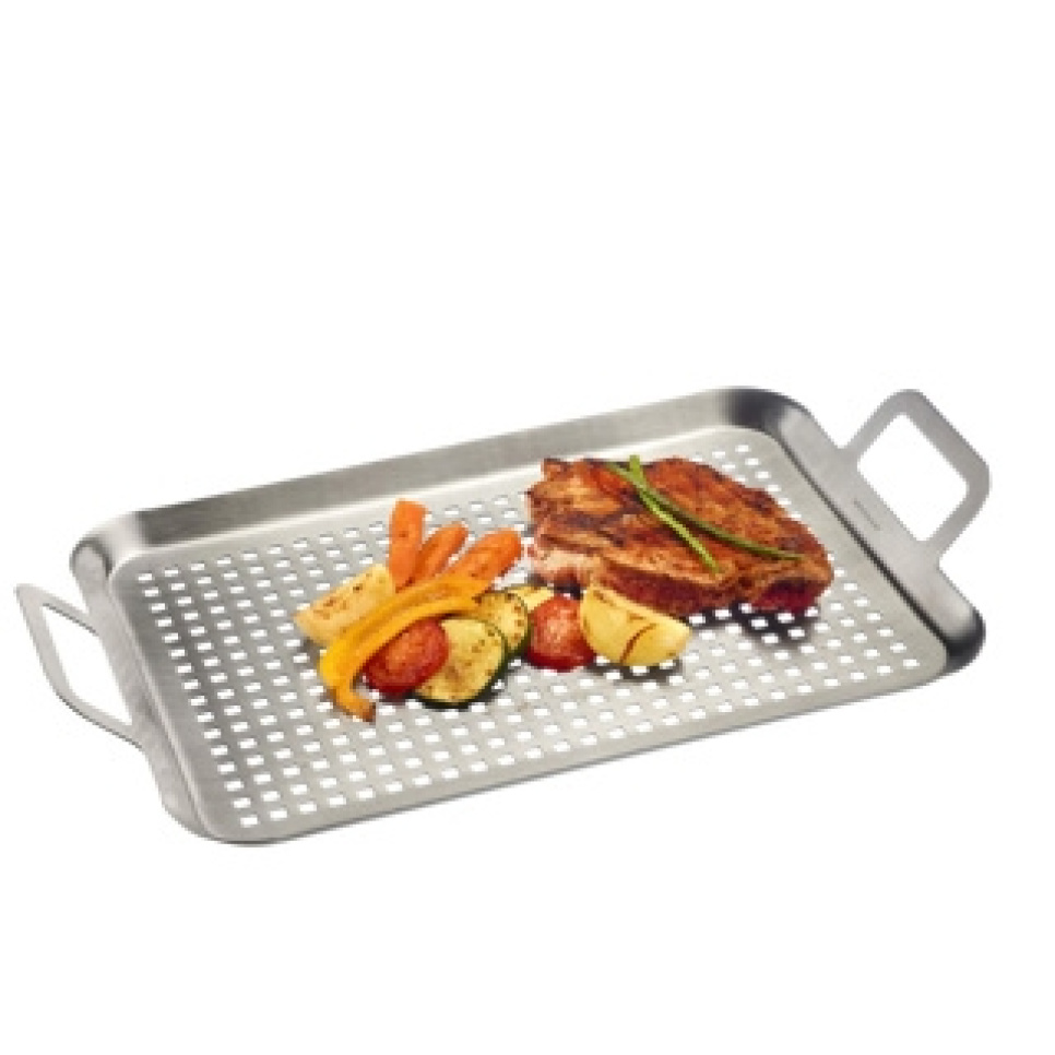 Perforeret grillplade i rustfrit stål, 43,5 x 25,5 cm - Westmark Perforeret grillplade i rustfrit stål, 43,5 x 25,5 cm - Westmark