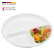 Plastiktallerken med tre rum, 25 cm - Westmark Plastiktallerken med tre rum, 25 cm - Westmark