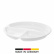 Plastiktallerken med tre rum, 25 cm - Westmark Plastiktallerken med tre rum, 25 cm - Westmark