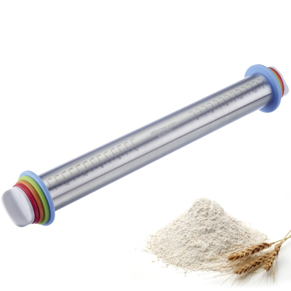 Rullepind med fire afstandsstykker - Westmark Rullepind med fire afstandsstykker - Westmark