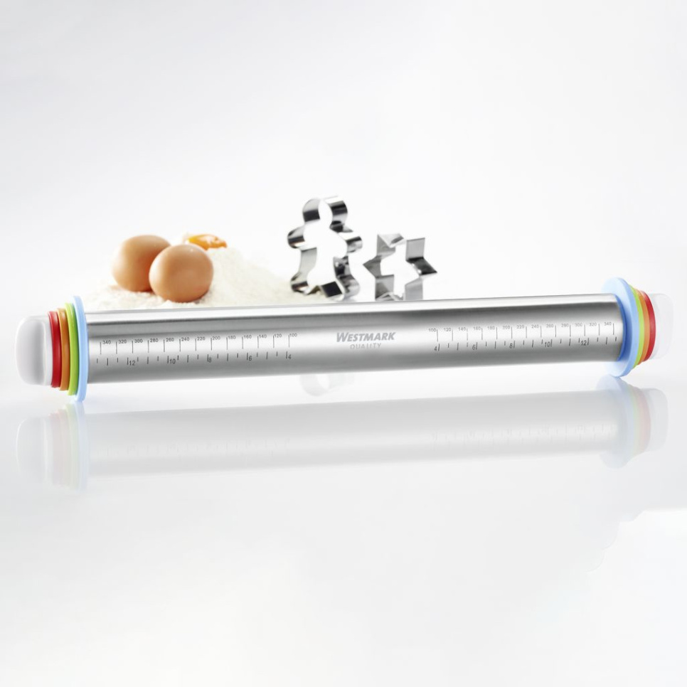 Rullepind med fire afstandsstykker - Westmark Rullepind med fire afstandsstykker - Westmark