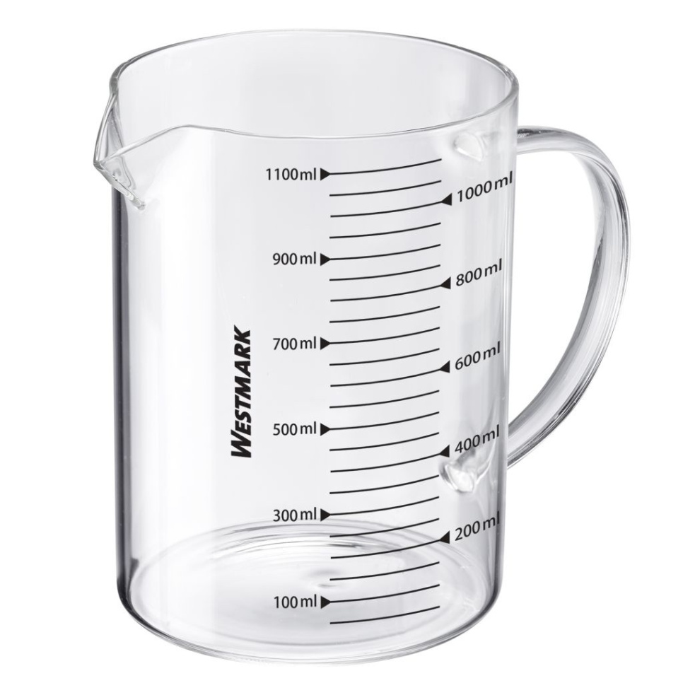 Målekande i glas, 1,1 L - Westmark i gruppen Madlavning / Termometer og Målere / Volume måler hos The Kitchen Lab (2190-32149)