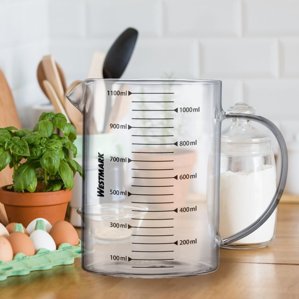 Målekande i glas, 1,1 L - Westmark Målekande i glas, 1,1 L - Westmark