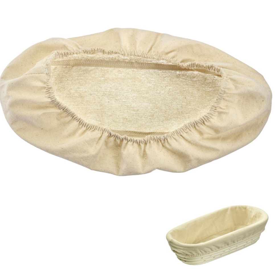 Bomuldsklud til aflang fermenteringskurv, 1500 - 2000 g - Westmark Bomuldsklud til aflang fermenteringskurv, 1500 - 2000 g - Westmark