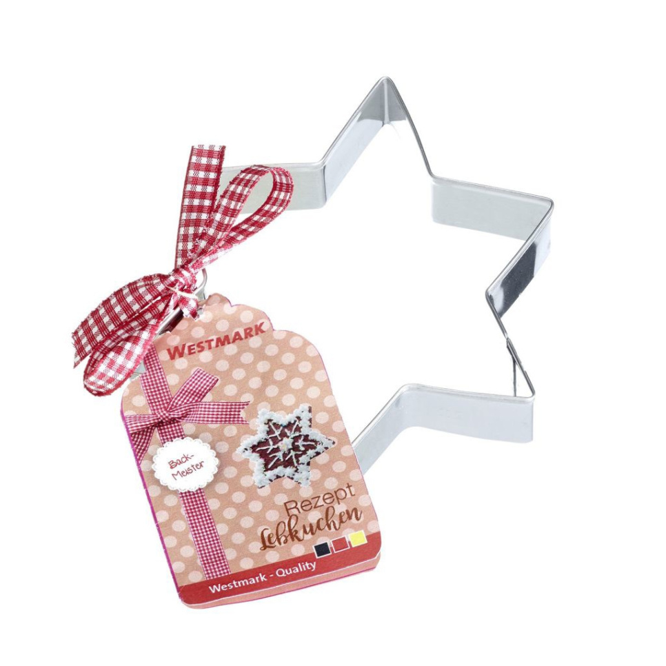 Peberkageform, stjerne, 12 cm - Westmark