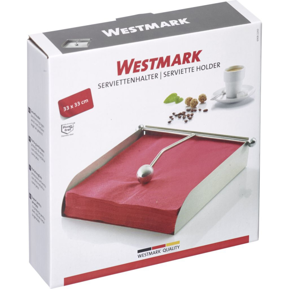 Servietholder i rustfrit stål - Westmark Servietholder i rustfrit stål - Westmark