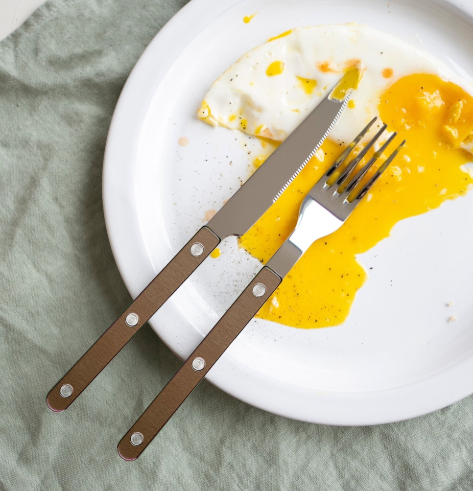 Bestiksæt, 24 dele, Bistrot Pearly, Brown - Sabre Paris