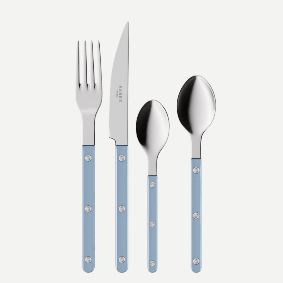 Bestiksæt, 24 dele, Bistrot Pearly, Light blue - Sabre Paris i gruppen Borddækning / Bestik / Bestik sæt hos The Kitchen Lab (2195-32323)