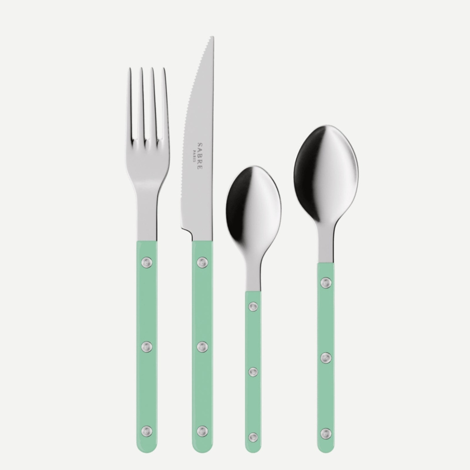 Bestiksæt, 24 dele, Bistrot, Pastel green - Sabre Paris i gruppen Borddækning / Bestik / Bestik sæt hos The Kitchen Lab (2195-32345)