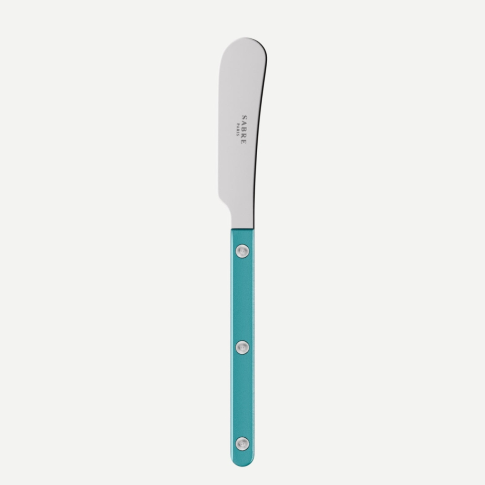 Smørkniv, Bistrot Pearly, Turquoise - Sabre Paris i gruppen Borddækning / Bestik / Smør knive hos The Kitchen Lab (2195-32559)
