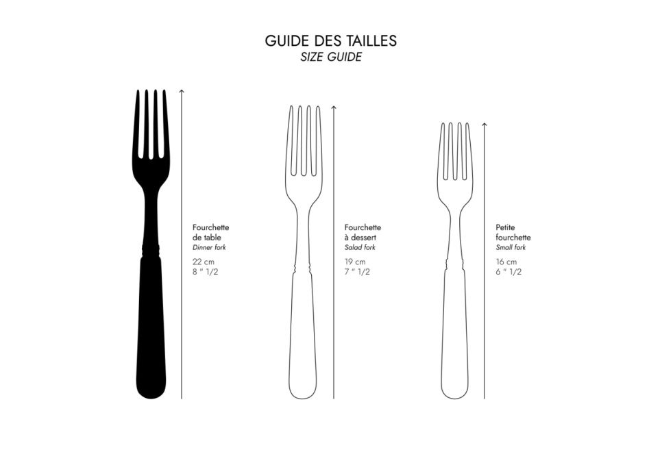 Spisegaffel, Bistrot Teak - Sabre Paris