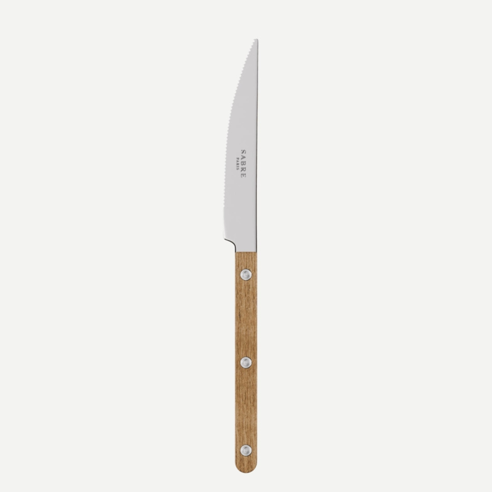 Spisekniv, Bistrot Teak - Sabre Paris i gruppen Borddækning / Bestik / Knivar hos The Kitchen Lab (2195-33261)