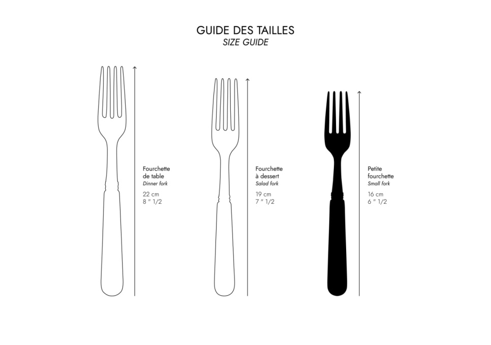 Kagegaffel, Bistrot Teak - Sabre Paris