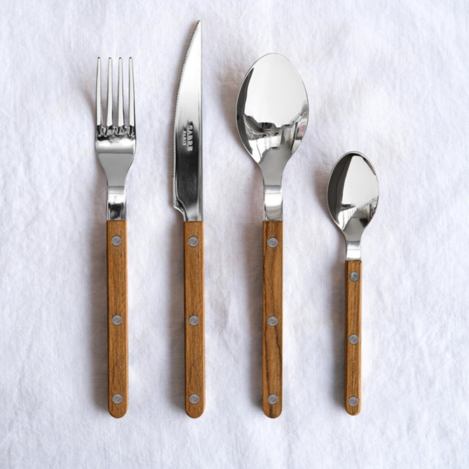Bestikset, 24 dele, Bistrot Teak - Sabre Paris