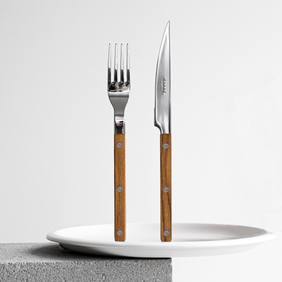 Bestikset, 24 dele, Bistrot Teak - Sabre Paris