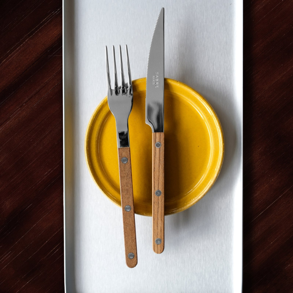Bestikset, 4 dele, Bistrot Teak - Sabre Paris