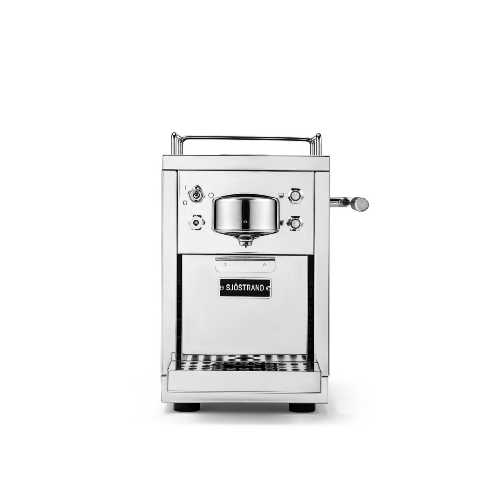 Kapselmaskine, den originale espressokapselmaskine, rustfrit stål - Sjöstrand