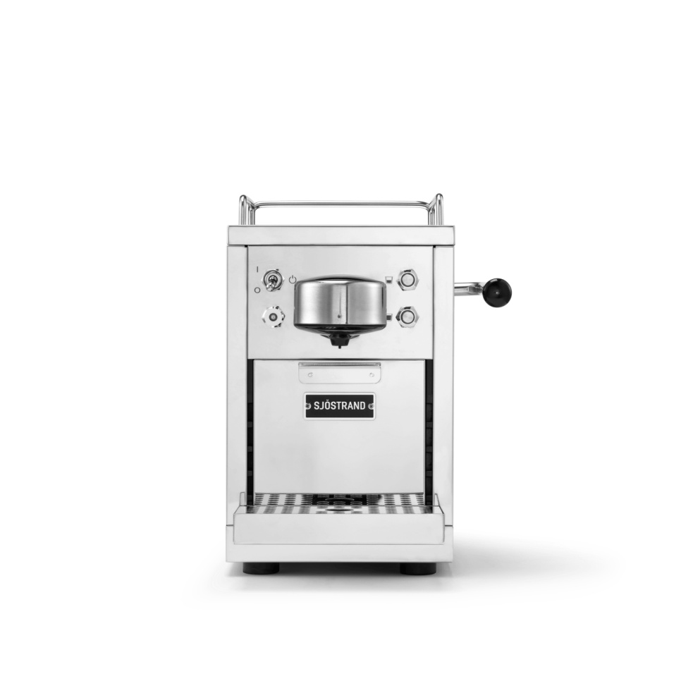 Kapselmaskine, den originale espressokapselmaskine, rustfrit stål - Sjöstrand