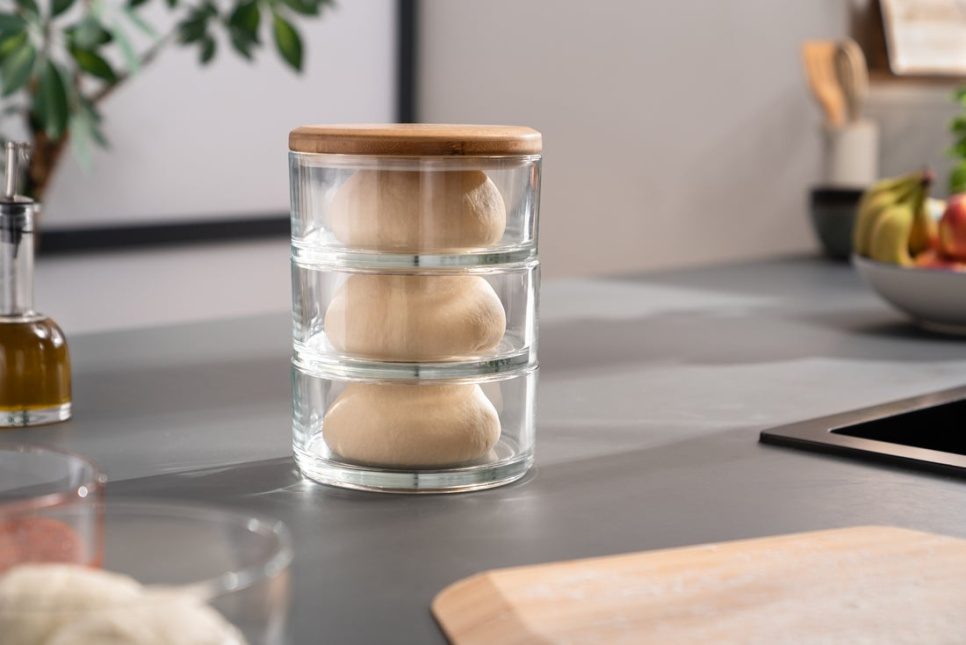 Ooni Stack, stabelbare mis en place-skåle i glas - Ooni